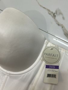 Parfait White Strapless Bra | 34G