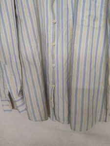 Men's Striped Button-Up Shirt