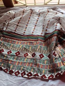 Boho Print Button-Up Shirt