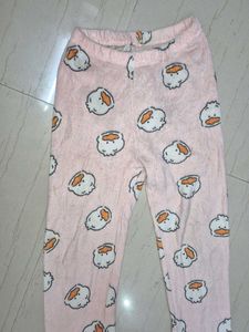 Cute Duck Print Pink Pajama Pants