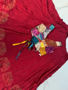 NAVRATRI SPECIAL 😍 Lehenga with Patchwork Blouse