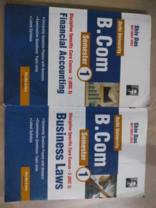 B.Com Semester 1 Books