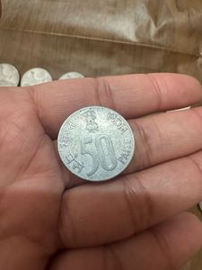 30 Piece Old Vintage Indian 25 &amp; 50 Paise Co