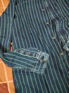 Men's Striped Long Sleeve Casual Shirt