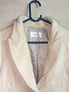 Classic Cream Winter Blazer Jacket