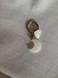 Moon Charm Keychain