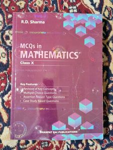 RD Sharma MCQs in Mathematics Class X