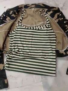 Top With Cotn Jacket