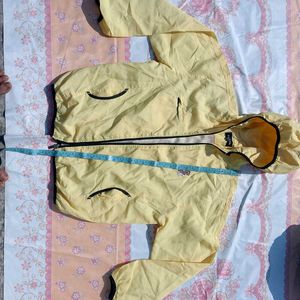 Yellow Hooded Jacket