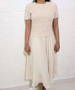Brilliante by J. A Vintage Dress - Hand Beaded