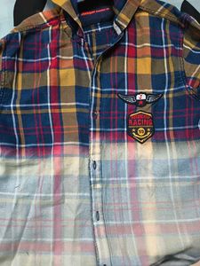 Unique Plaid Button-Down Shirt ✨🎁