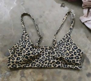 Leopard Print Sports Bra