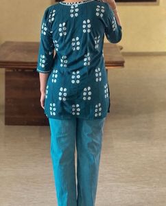 Beautiful Blue Printed Kurta