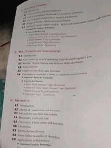 ICSE Chemistry Class 10th