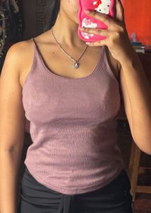 padded Spaghetti Strap Tank Top