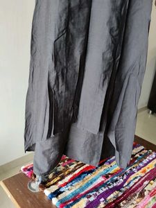 Grey Embroidered Kurti