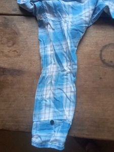 US Polo Assn Blue Plaid  womenTunic Shirt