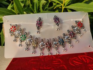 Elegant Flower Design Jewellery Set