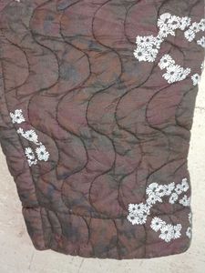 Quilted Floral Print Jacket
