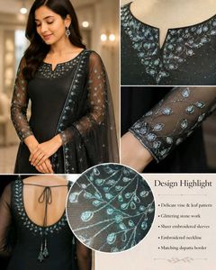 Sparkling Teal blouse Material