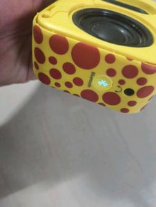 Portable Yellow Bluetooth Speaker