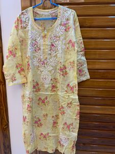 Floral Print Kurta