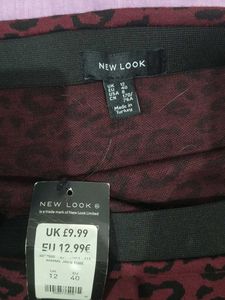New Look Leopard Print Skirt