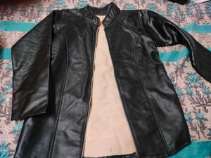 Black Faux Leather Jacket