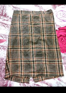 AESTHETIC Plaid Pencil Skirt👄