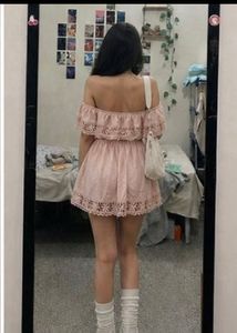 off shoulder cute dress