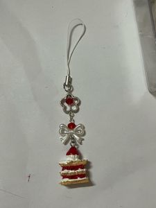 Cute Cake Charm Phone Strap