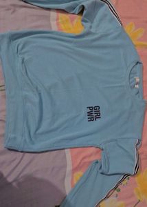 Blue "Girl Pwr" Sweatshirt