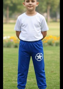6-7 year Boys' Blue Star Joggers