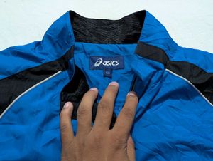 Asics Blue &amp; Black Track Jacket