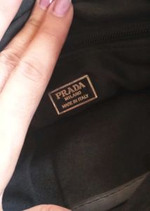 Prada Black Nylon Crossbody Bag