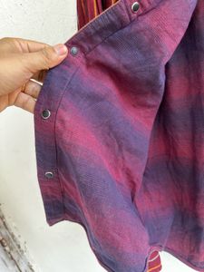 Men's Striped reversable Casual Shirt