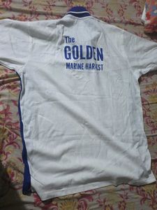 Men's White Polo T-Shirt