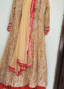 BRIDAL HEAVY ANARKALI WITH FULL ZARI WORK ON IT