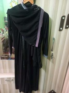 Elegant Black work burkha