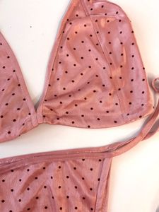 Trendy Pink Polka Dot Set