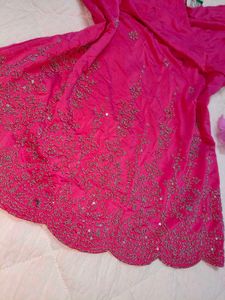 Embellished Hot Pink Camisole Top