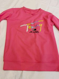 Chic Pink Tommy Jeans Sweatshirt