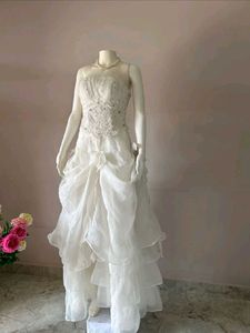 Elegant White Bridal Gown