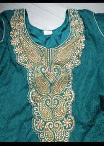 Beautiful Teal Anarkali Kurta