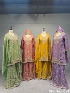 Embroidered Kurta Set with Dupatta