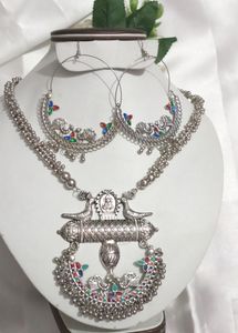 Silver Polish Afghani Jwellery