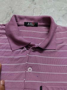 Men's Striped Polo T-Shirt