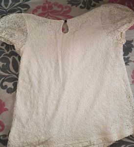 Elegant White Lace top