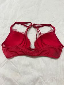 Victoria's Secret Red Lace Bra