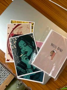 Aesthetic desi baddie poster card combo of 30 pc
